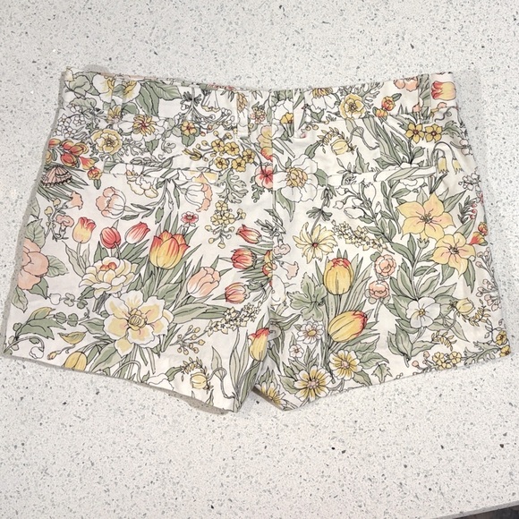 Gap Khakis Floral Mid-Rise Shorts, Women’s Size 6 - Picture 2 of 6